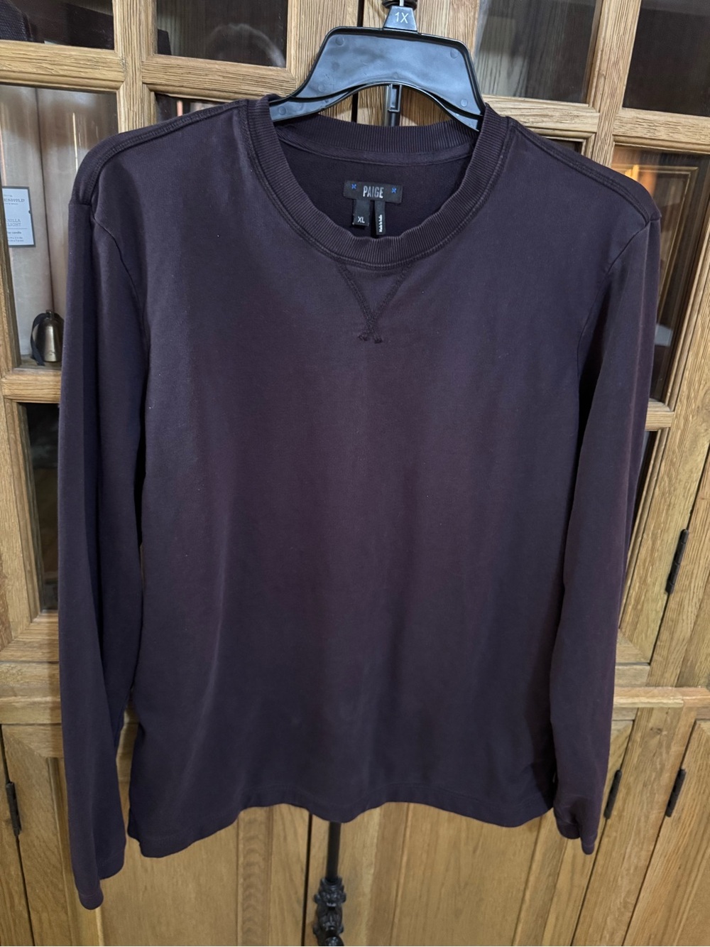 PAIGE Women’s long Sleeve Crewneck - Deep Plum